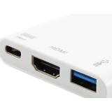 Equip - Adaptador USB-C a HDMI , USB-A, 60W USB PD