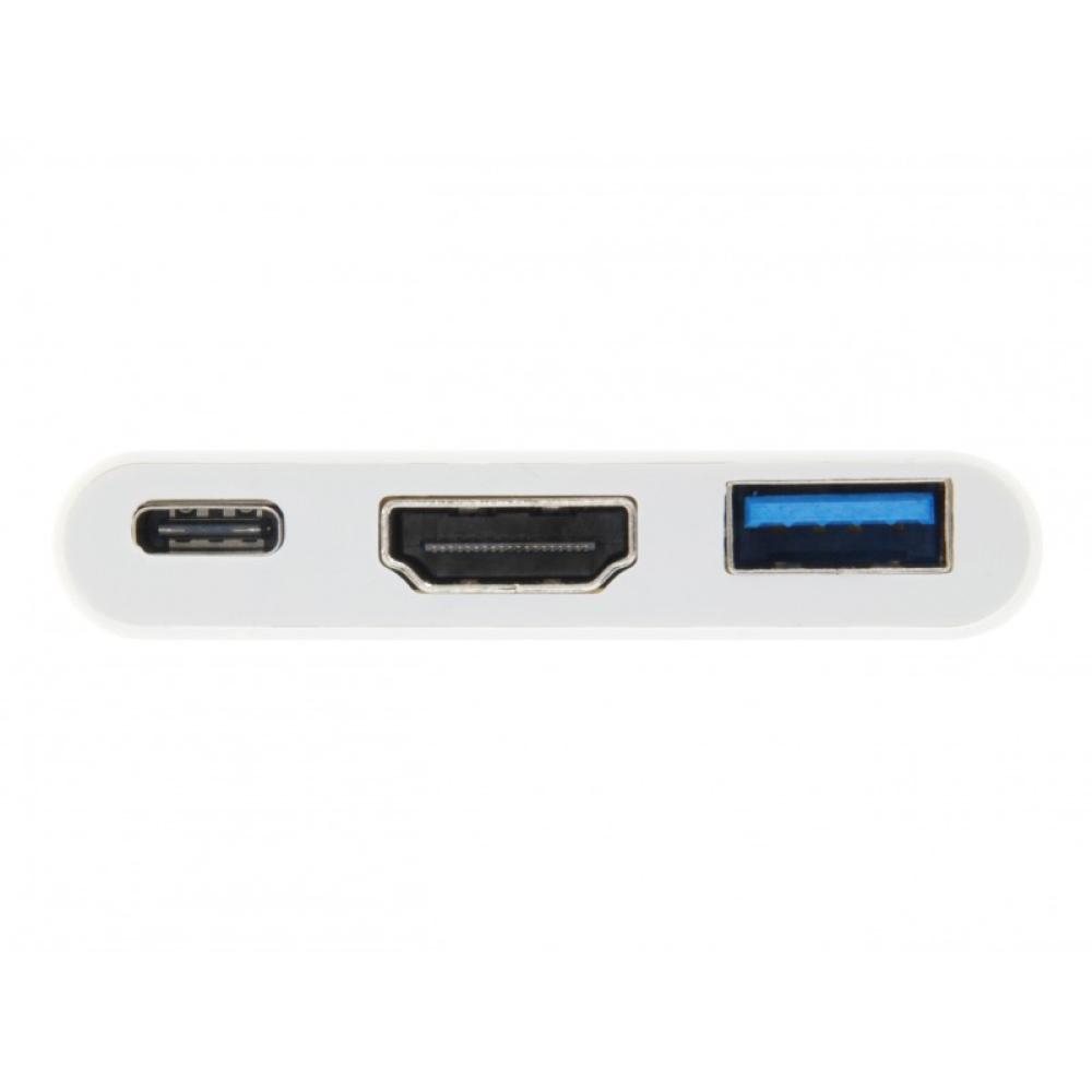 Equip - Adaptador USB-C a HDMI , USB-A, 60W USB PD