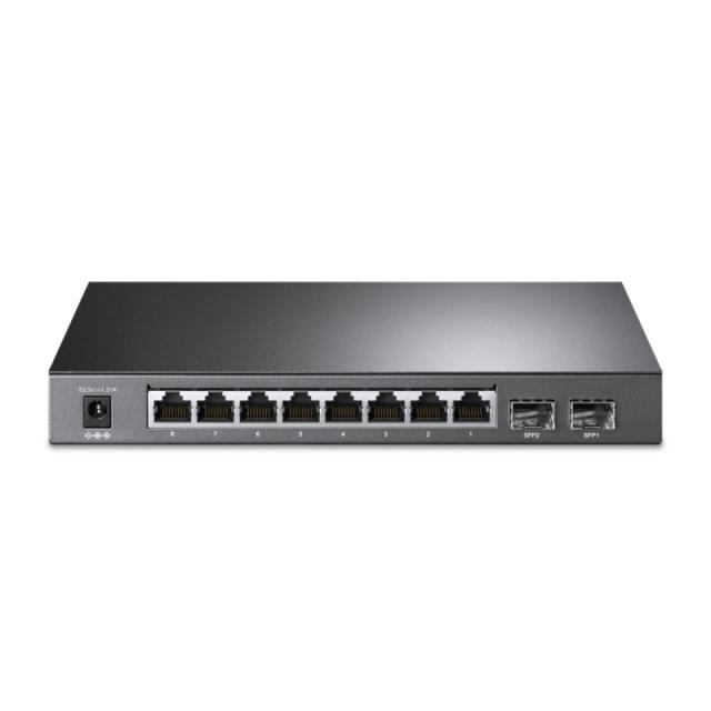 TP-Link - TL-SG2210P Gestionado L2 Gigabit Ethernet (10/100/1000) Energía sobre Ethernet (PoE) Negro