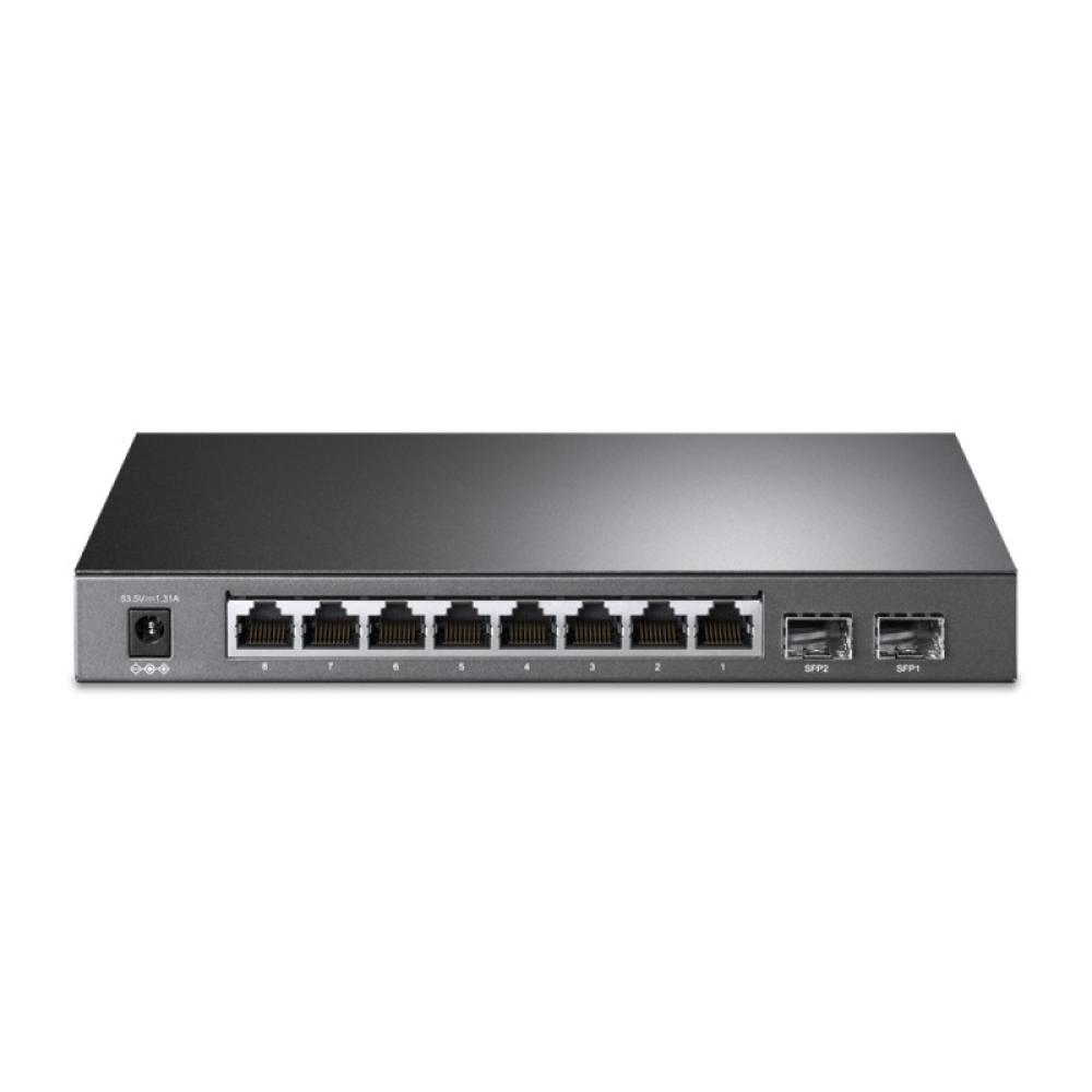 TP-Link - TL-SG2210P Gestionado L2 Gigabit Ethernet (10/100/1000) Energía sobre Ethernet (PoE) Negro