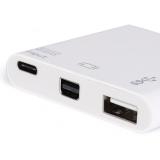 Equip - Adaptador USB-C a Mini DisPlayPort, USB-A , USB 60W PD