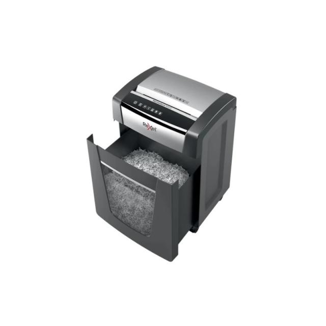 Rexel - Momentum X420 triturador de papel Corte cruzado 58 dB Negro, Plata