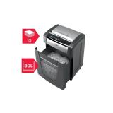 Rexel - Momentum X420 triturador de papel Corte cruzado 58 dB Negro, Plata