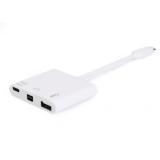 Equip - Adaptador USB-C a Mini DisPlayPort, USB-A , USB 60W PD