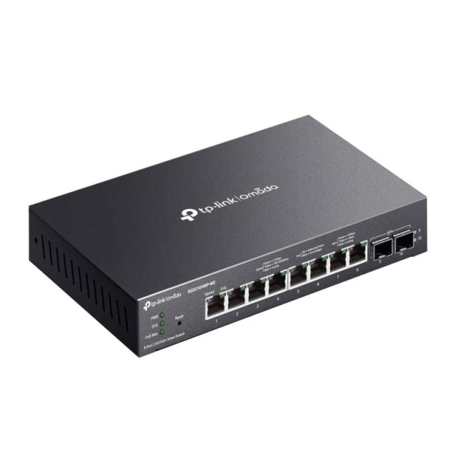 TP-Link - Omada SG2210XMP-M2 switch Gestionado L2/L2+ 2.5G Ethernet (100/1000/2500) Energía sobre Ethernet (PoE) Montaje en pare