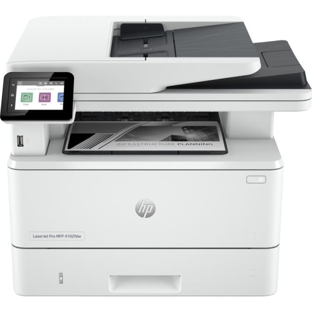 HP - LaserJet Pro 4102fdw Inalámbrico Multifunction Blanco y negro Impresora, Fotocopiadora, escáner Dúplex