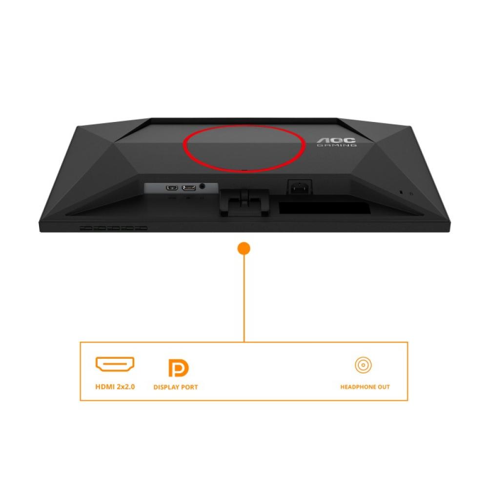 AOC - G4 Q24G4RE pantalla para PC 60,5 cm (23.8") 2560 x 1440 Pixeles Quad HD LED Negro, Rojo