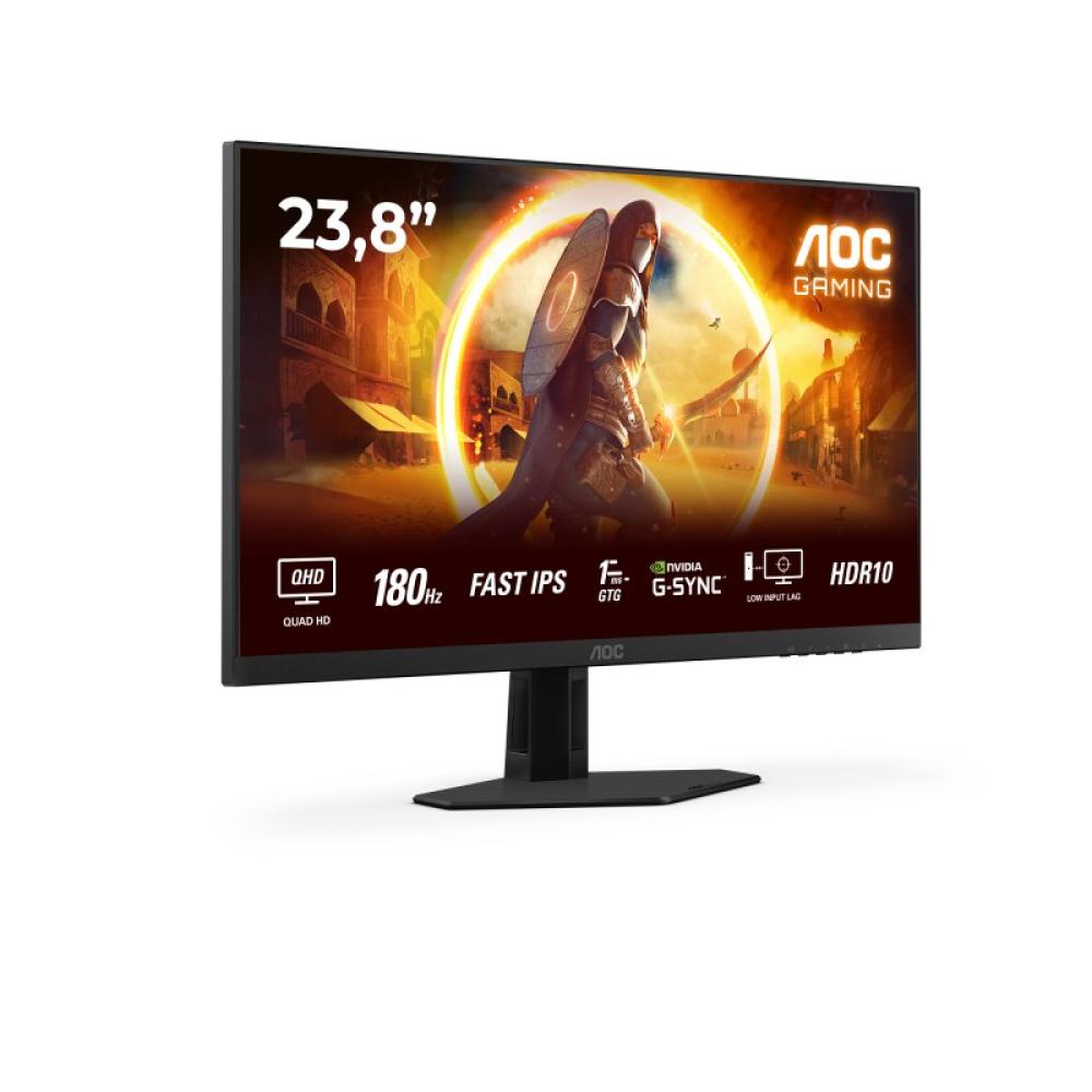 AOC - G4 Q24G4RE pantalla para PC 60,5 cm (23.8") 2560 x 1440 Pixeles Quad HD LED Negro, Rojo