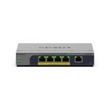NETGEAR - GS105EP No administrado Gigabit Ethernet (10/100/1000) Energía sobre Ethernet (PoE) Gris