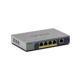 NETGEAR - GS105EP No administrado Gigabit Ethernet (10/100/1000) Energía sobre Ethernet (PoE) Gris