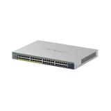 NETGEAR - GS748PP No administrado Gigabit Ethernet (10/100/1000) Energía sobre Ethernet (PoE) Gris
