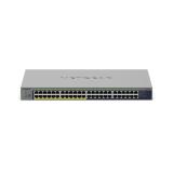 NETGEAR - GS748PP No administrado Gigabit Ethernet (10/100/1000) Energía sobre Ethernet (PoE) Gris