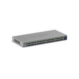 NETGEAR - GS748 No administrado Gigabit Ethernet (10/100/1000) Gris