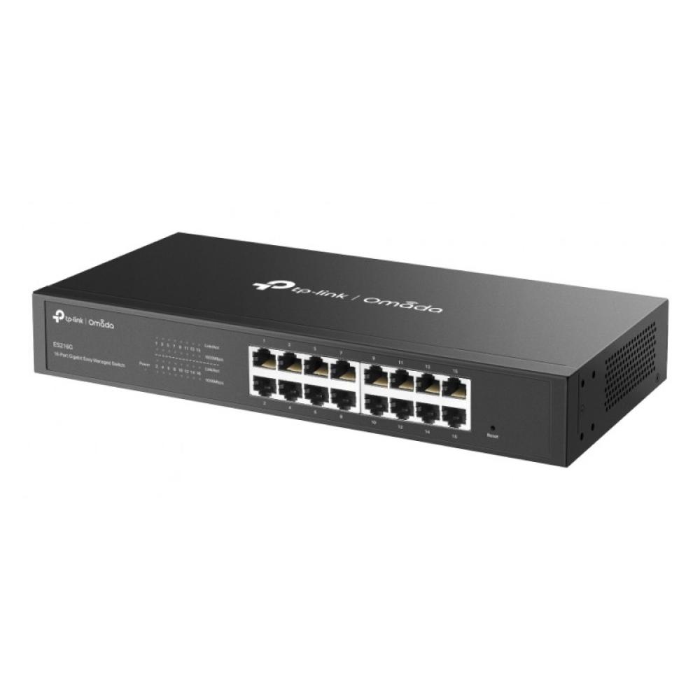 TP-Link - Omada ES216G switch Gestionado L2 Gigabit Ethernet (10/100/1000) Negro