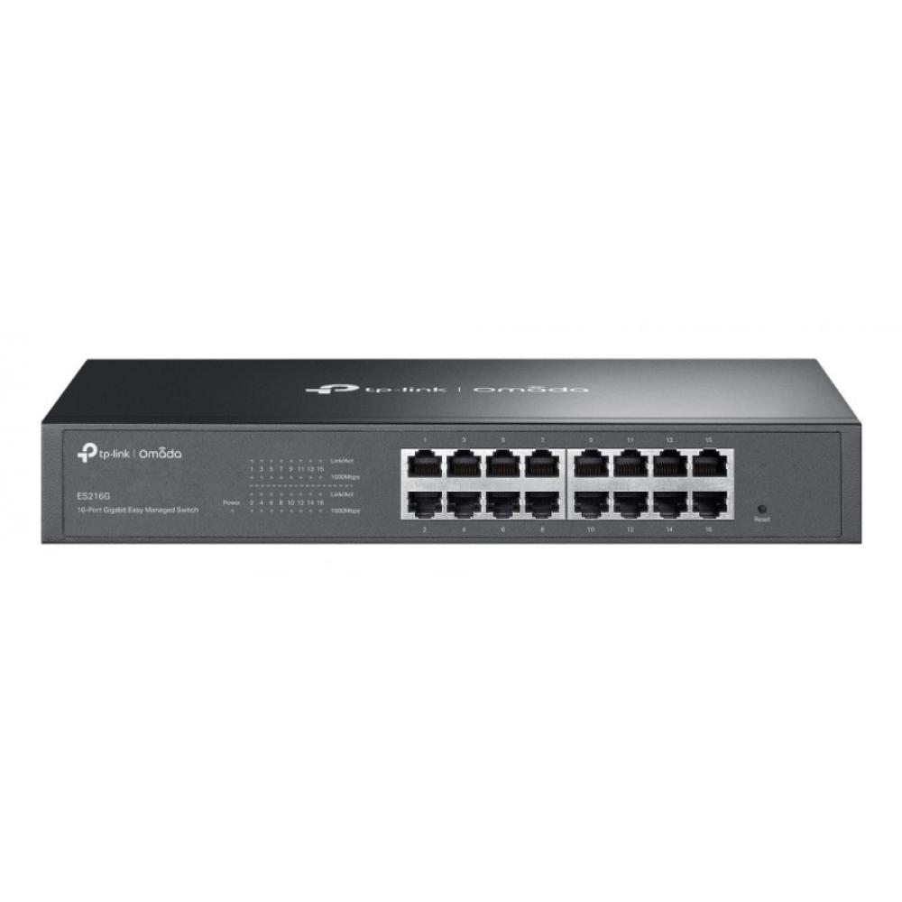 TP-Link - Omada ES216G switch Gestionado L2 Gigabit Ethernet (10/100/1000) Negro