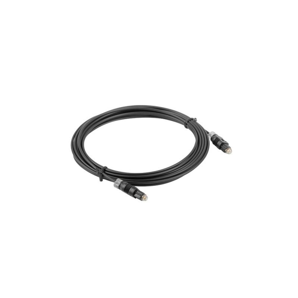 Lanberg - CA-TOSL-10CC-0010-BK cable de fibra optica 1 m TOSLINK Negro