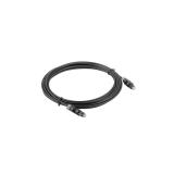 Lanberg - CA-TOSL-10CC-0010-BK cable de fibra optica 1 m TOSLINK Negro