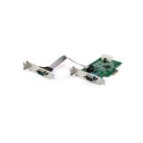 StarTech.com - Tarjeta Adaptadora Serie PCI Express RS232 de 2 Puertos - Tarjeta Controladora Serie PCIe RS232 - PCIe a Serie DB
