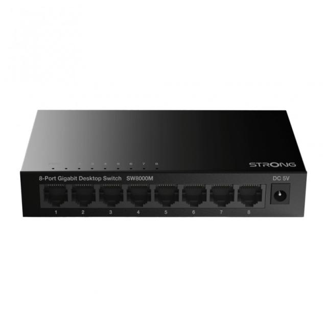 Strong - SW8000M switch Gigabit Ethernet (10/100/1000) Negro