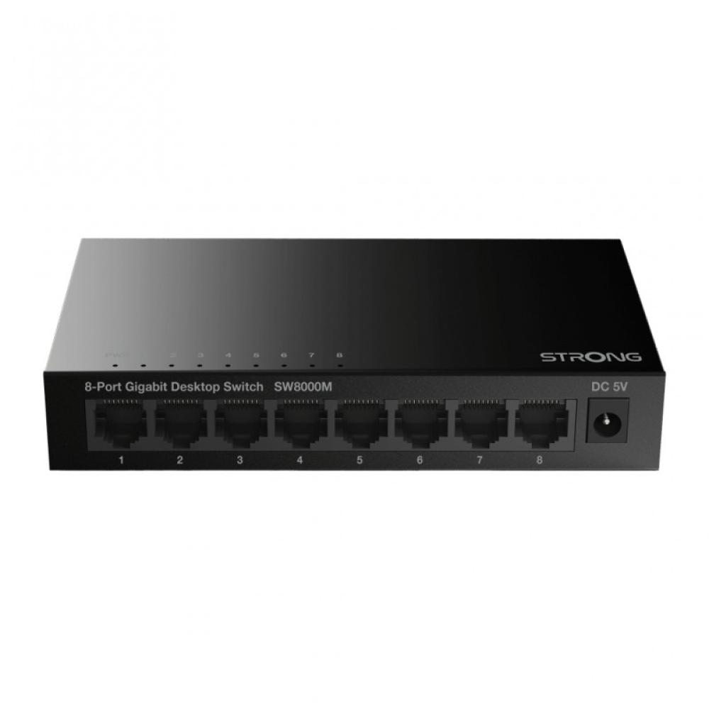 Strong - SW8000M switch Gigabit Ethernet (10/100/1000) Negro