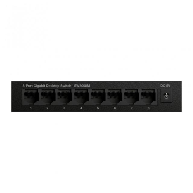 Strong - SW8000M switch Gigabit Ethernet (10/100/1000) Negro