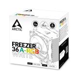 ARCTIC - Freezer 36 A-RGB Procesador Refrigerador de aire 12 cm Blanco 1 pieza(s)