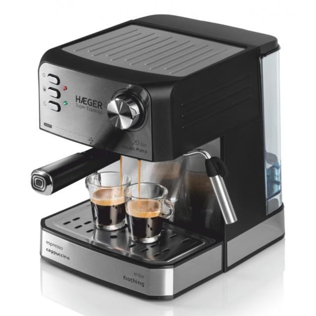 Haeger - CM-85B.011A cafetera eléctrica Semi-automática Máquina espresso 1,6 L