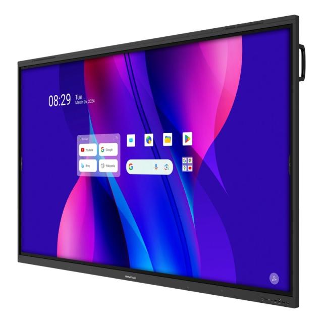 Synetech - Taurus Panel plano interactivo 165,1 cm (65") LCD Wifi 450 cd / m² 4K Ultra HD Negro Pantalla táctil Procesador incor