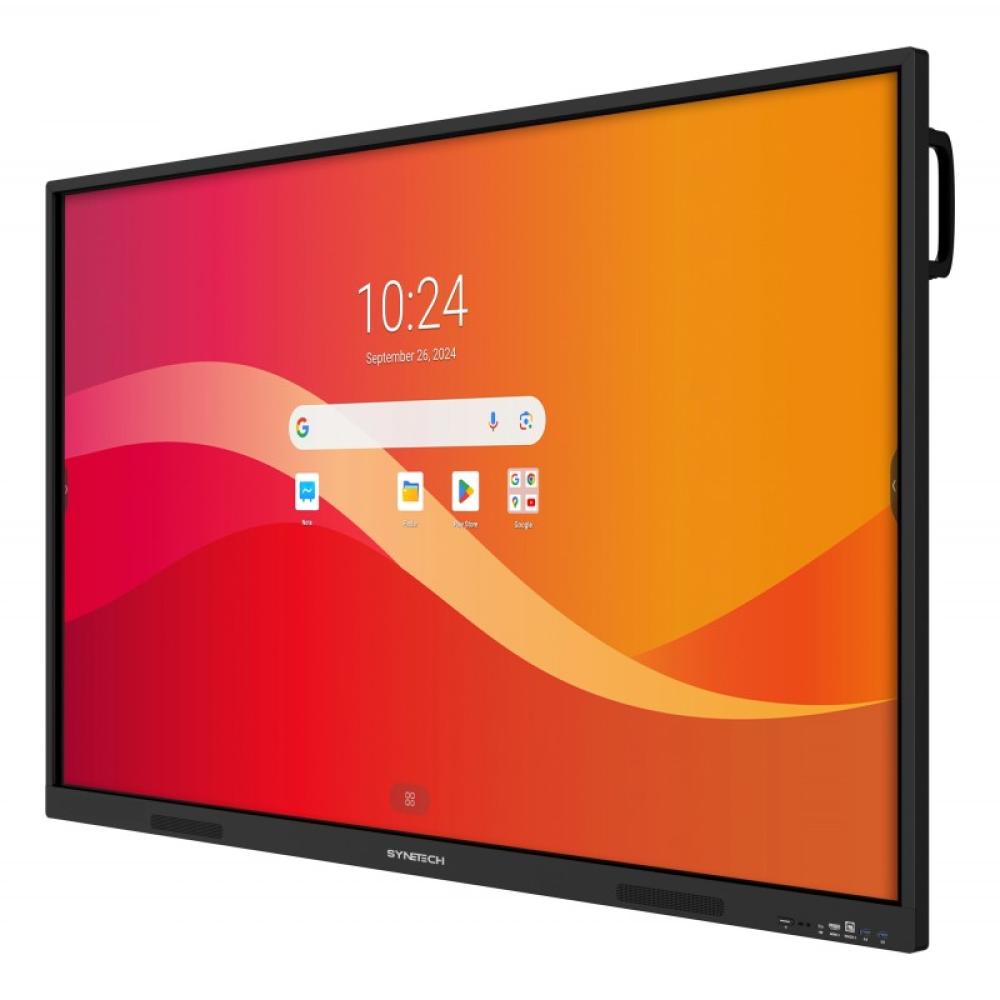 Synetech - Piscis Pantalla plana para señalización digital 165,1 cm (65") LCD Wifi 350 cd / m² 4K Ultra HD Negro Pantalla táctil