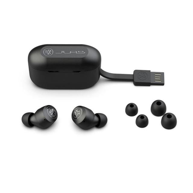 JLab - GO Air POP True Wireless Auriculares True Wireless Stereo (TWS) Dentro de oído Llamadas/Música Bluetooth Negro