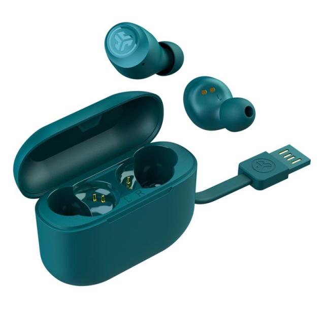 JLab - GO Air POP True Wireless Auriculares True Wireless Stereo (TWS) Dentro de oído Llamadas/Música Bluetooth Verde azulado