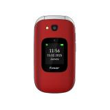Funker - E350 Max Audio 3 Plus 4G – Teléfono con tapa – Rojo