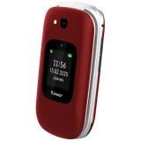 Funker - E350 Max Audio 3 Plus 4G – Teléfono con tapa – Rojo