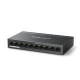 Mercusys - MS110P switch Gestionado Fast Ethernet (10/100) Energía sobre Ethernet (PoE) Negro