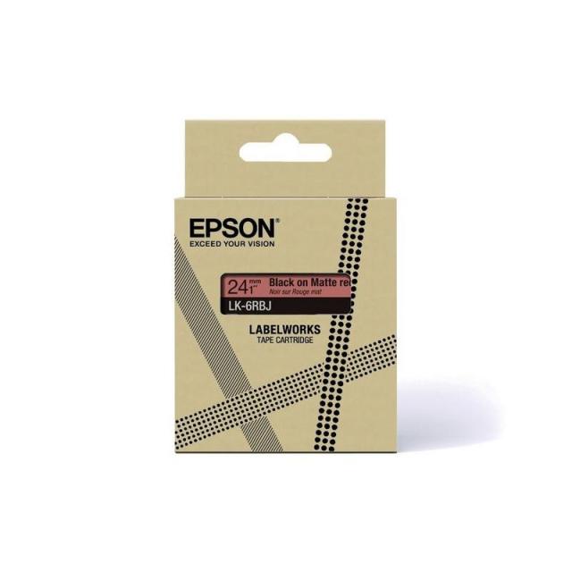 Epson - C53S672072 etiqueta de impresora Negro, Rojo