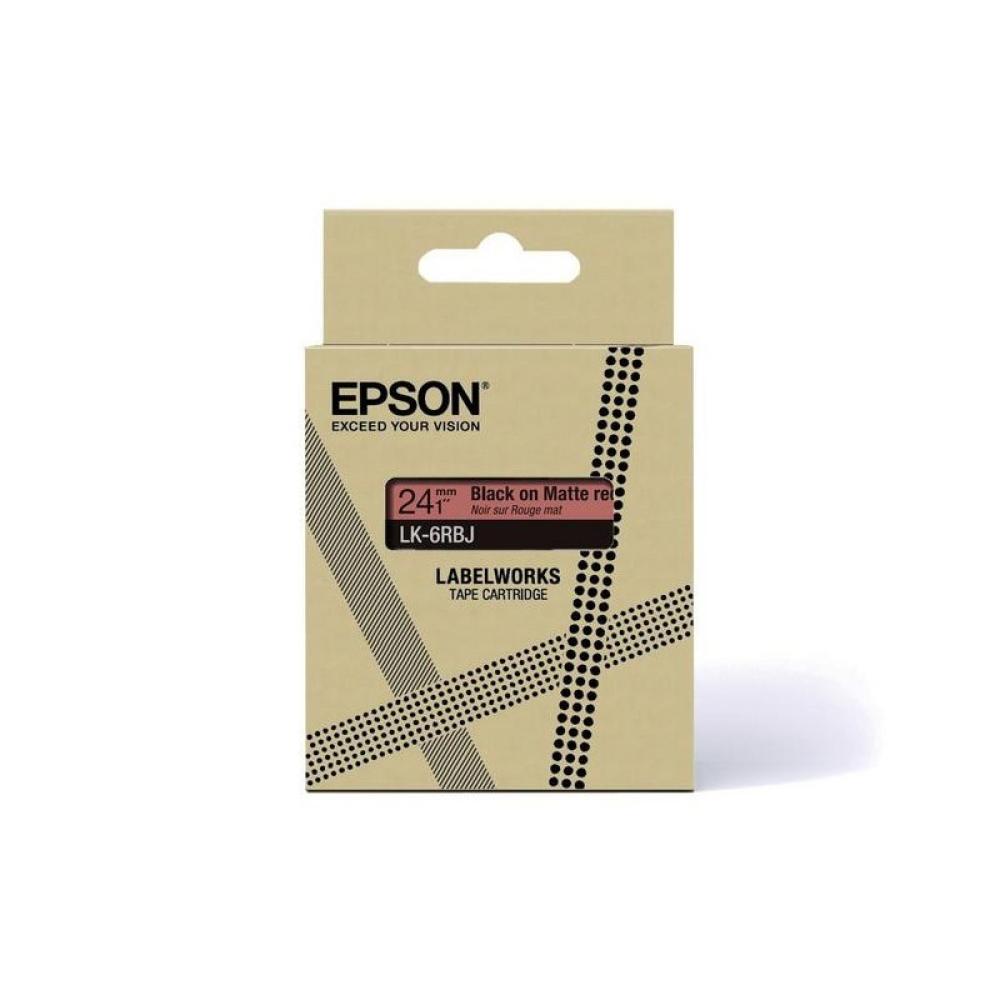 Epson - C53S672072 etiqueta de impresora Negro, Rojo