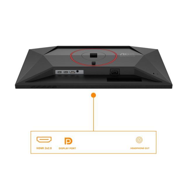 AOC - G4 24G4HA pantalla para PC 60,5 cm (23.8") 1920 x 1080 Pixeles Full HD LED Negro, Rojo