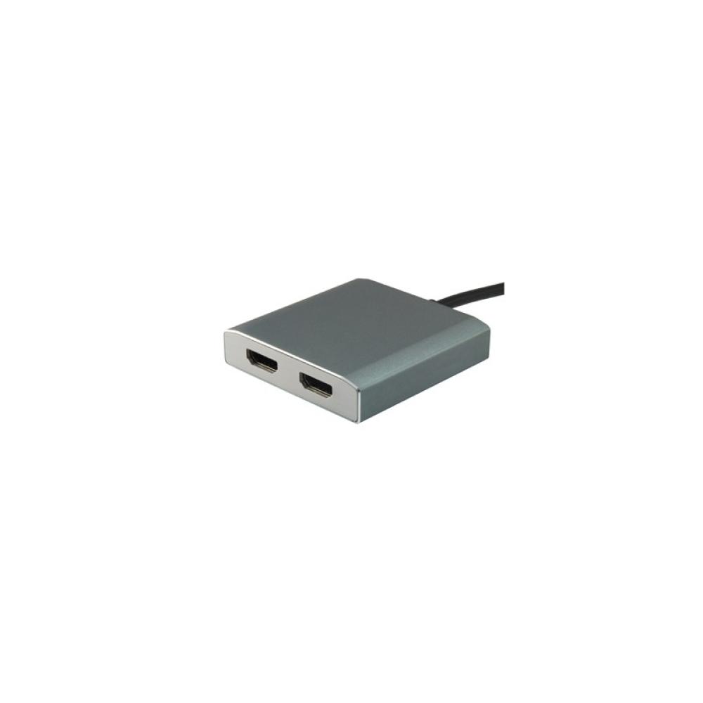 Equip - 133464 Adaptador gráfico USB 4096 x 2160 Pixeles Gris