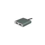 Equip - 133464 Adaptador gráfico USB 4096 x 2160 Pixeles Gris