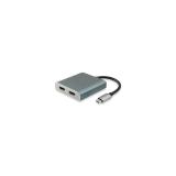 Equip - 133464 Adaptador gráfico USB 4096 x 2160 Pixeles Gris
