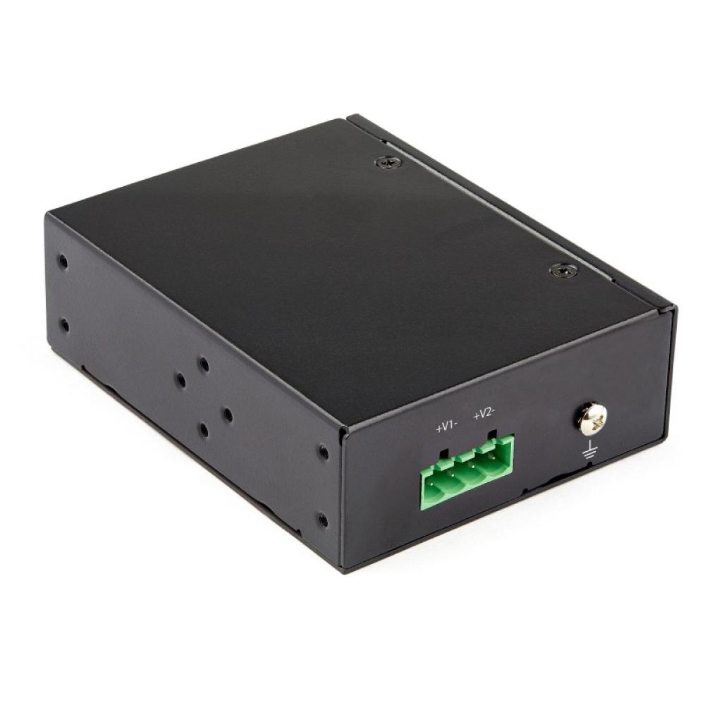StarTech.com - Inyector Industrial PoE Gigabit de Alta Velocidad - 90W - 802.3bt PoE++ UPoE Ultra Power Over Ethernet (POEINJ1G9