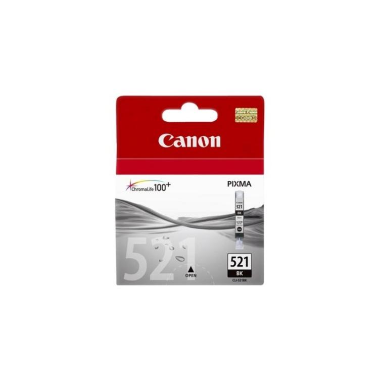 Canon - CLI-521 BK cartucho de tinta 1 pieza(s) Original Negro