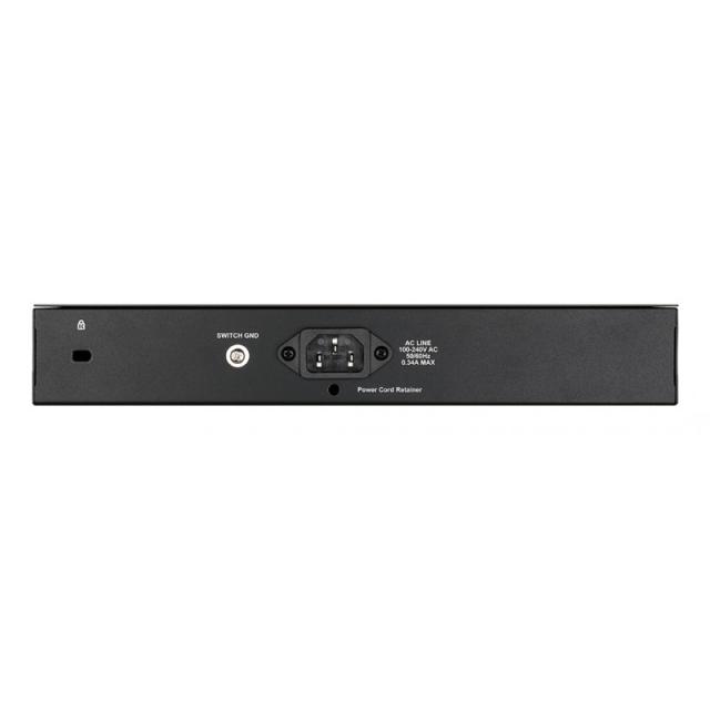 D-Link - DGS-1210-08P switch Gestionado L2/L3 Gigabit Ethernet (10/100/1000) Energía sobre Ethernet (PoE) Negro