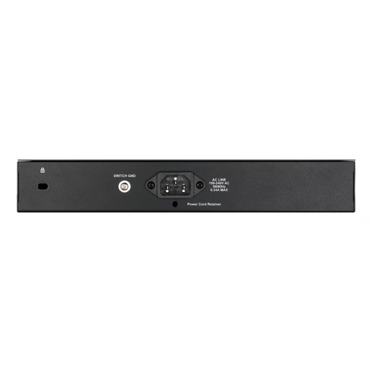 D-Link - DGS-1210-08P switch Gestionado L2/L3 Gigabit Ethernet (10/100/1000) Energía sobre Ethernet (PoE) Negro