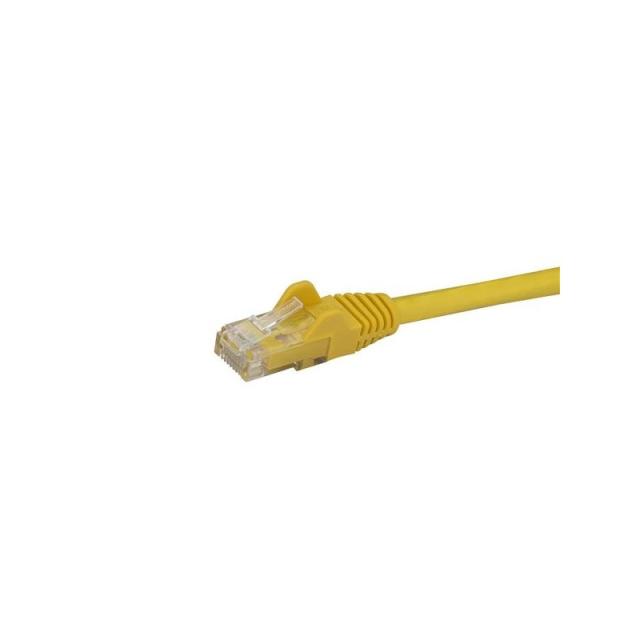 StarTech.com - Cable de 2m Amarillo de Red Gigabit Cat6 Ethernet RJ45 sin Enganche - Snagless