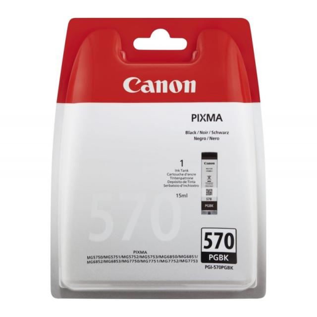 Canon - PGI-570PGBK cartucho de tinta 1 pieza(s) Original Negro