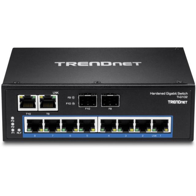 Trendnet - TI-G102 switch Gigabit Ethernet (10/100/1000) Negro