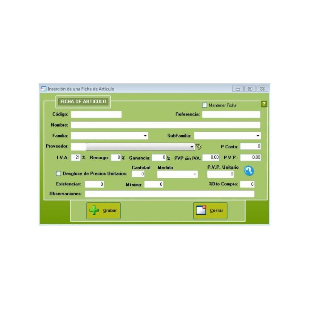 Solinsur - TPVSOF Comercio En General Licencia Electronica