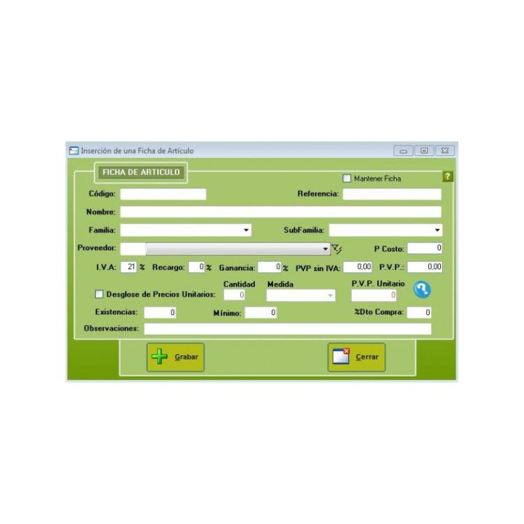 Solinsur - TPVSOF Comercio En General Licencia Electronica