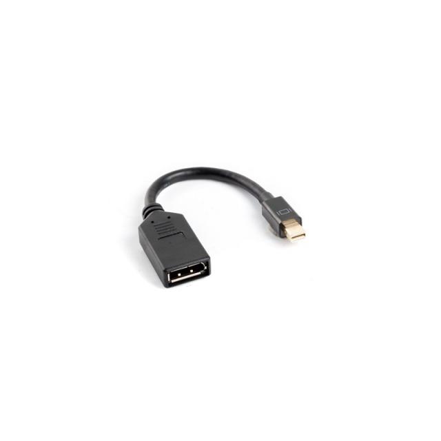 Lanberg - AD-0003-BK cable DisplayPort 0,12 m Mini DisplayPort Negro